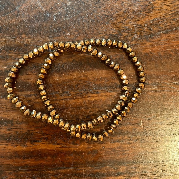 Beaded bracelets- bronze - Picture 2 of 3